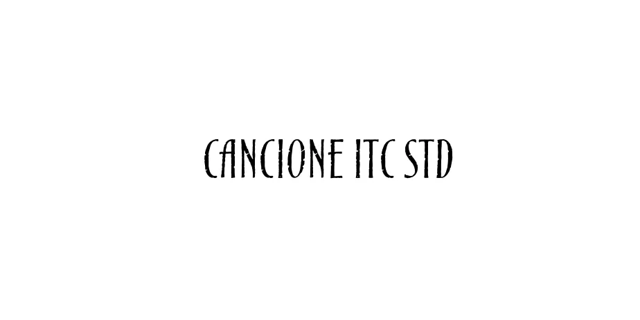 Fonte Cancione ITC Std