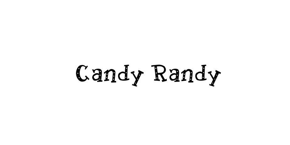 Fonte Candy Randy