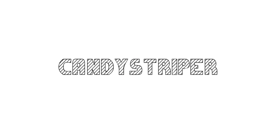 Fonte Candystriper