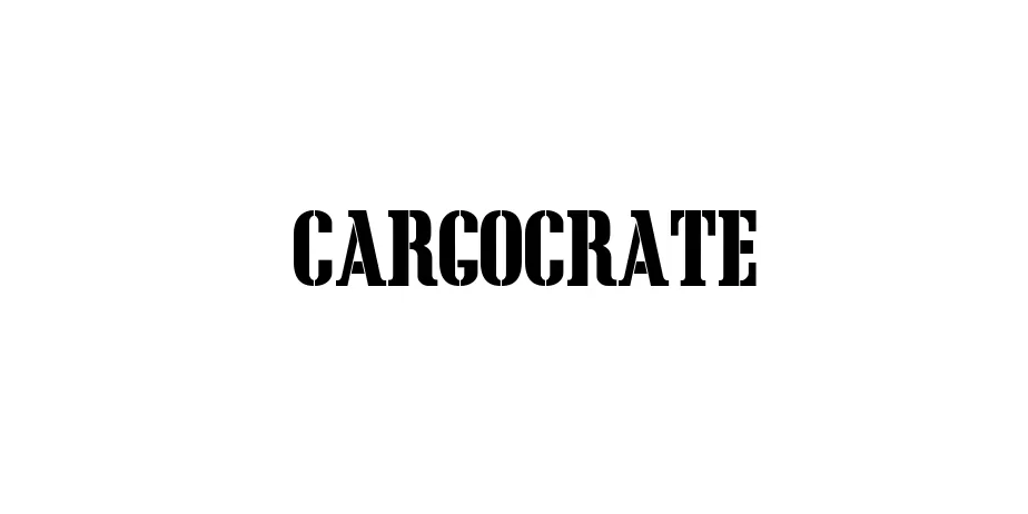 Fonte CargoCrate