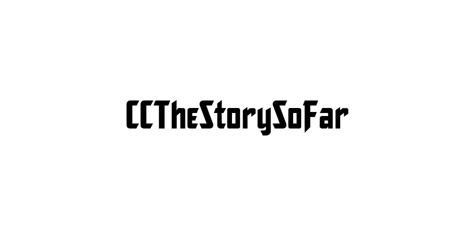 Fonte CCTheStorySoFar