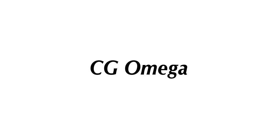 Fonte CG Omega