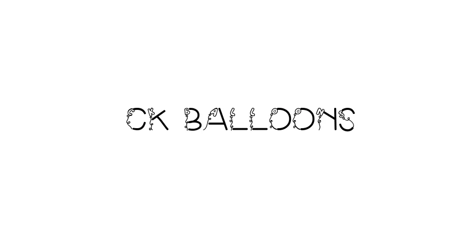 Fonte CK Balloons