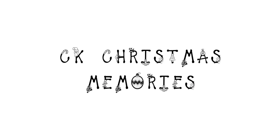 Fonte CK Christmas Memories