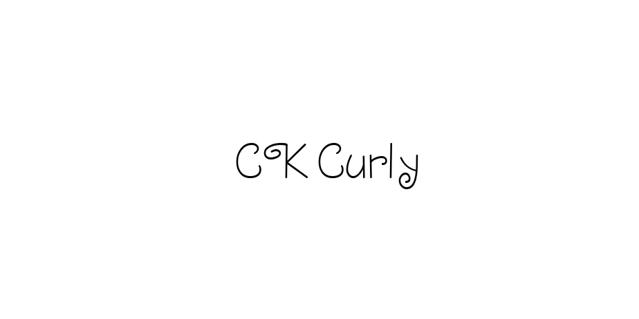 Fonte CK Curly