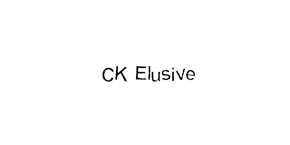 Fonte CK Elusive