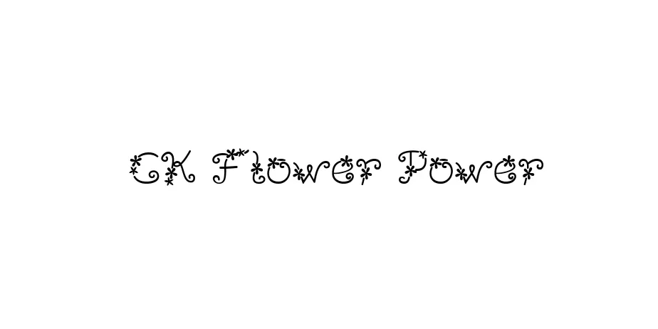 Fonte CK Flower Power