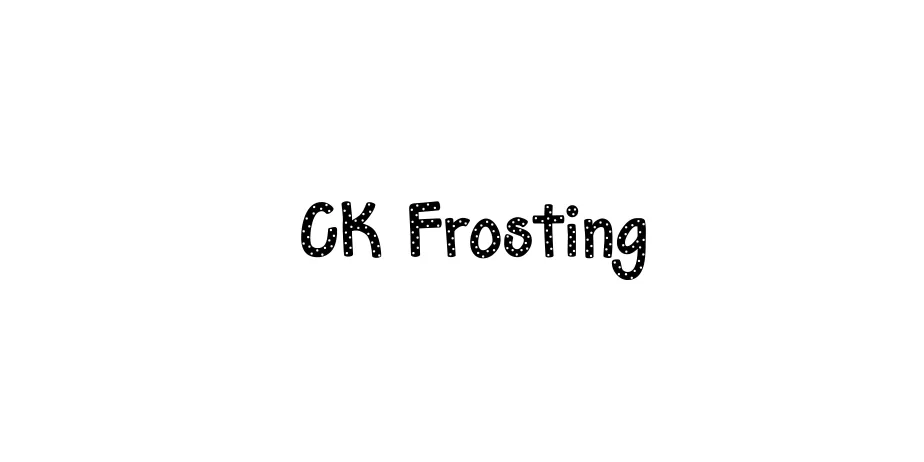 Fonte CK Frosting