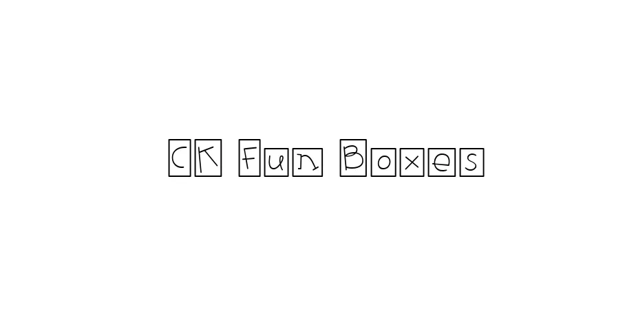 Fonte CK Fun Boxes