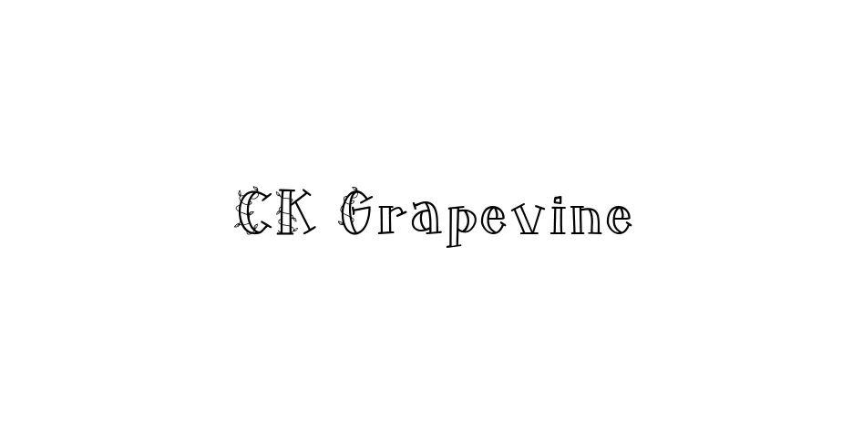 Fonte CK Grapevine