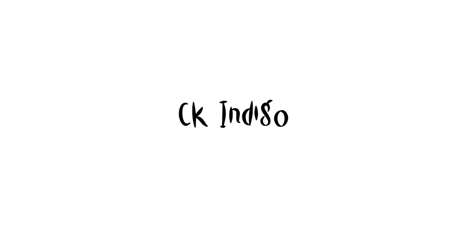 Fonte CK Indigo