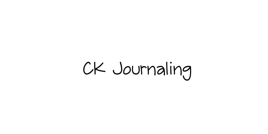 Fonte CK Journaling