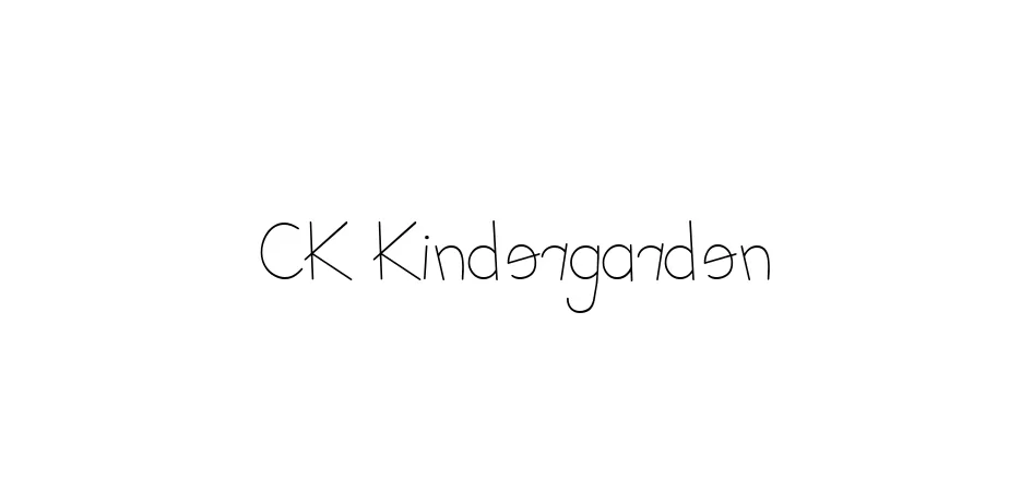 Fonte CK Kindergarden