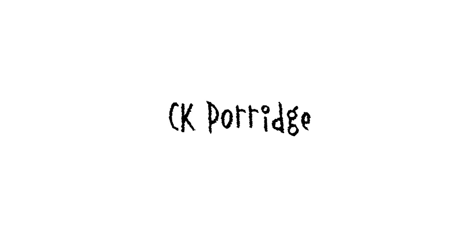 Fonte CK Porridge