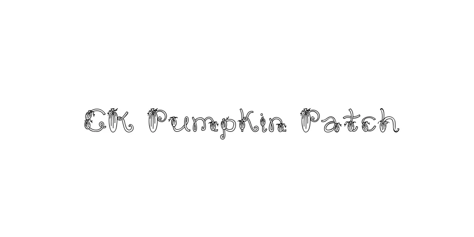 Fonte CK Pumpkin Patch