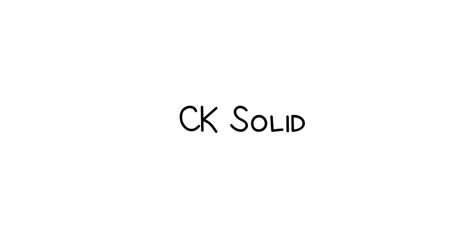 Fonte CK Solid