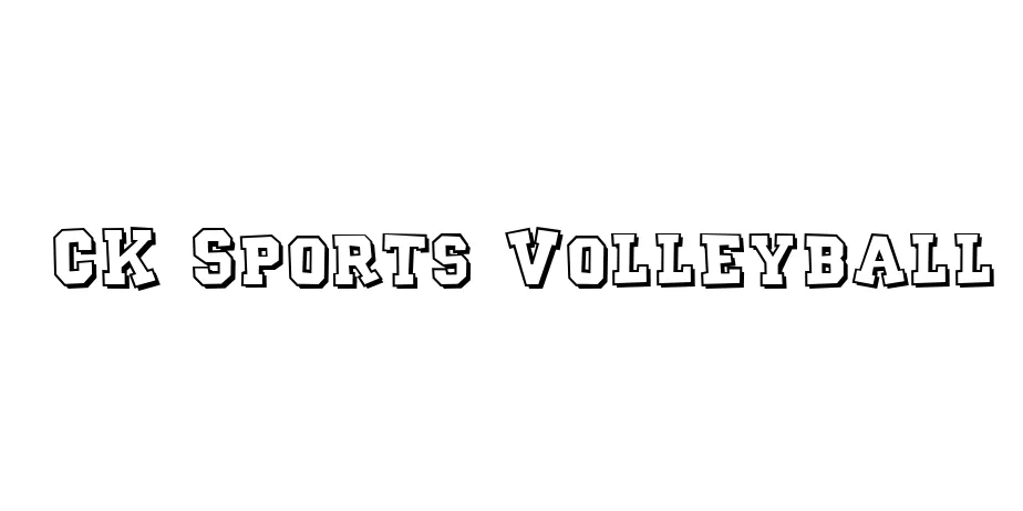 Fonte CK Sports Volleyball