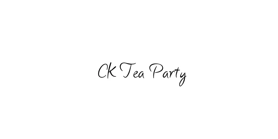 Fonte CK Tea Party