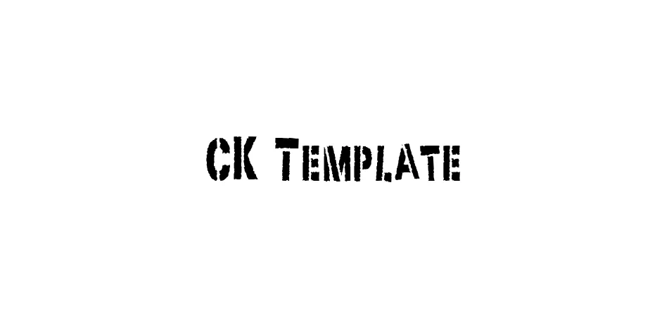 Fonte CK Template