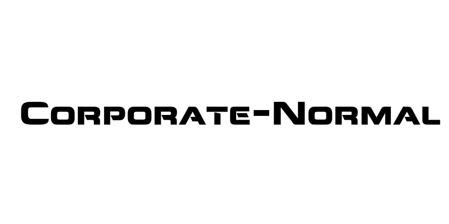 Fonte Corporate-Normal