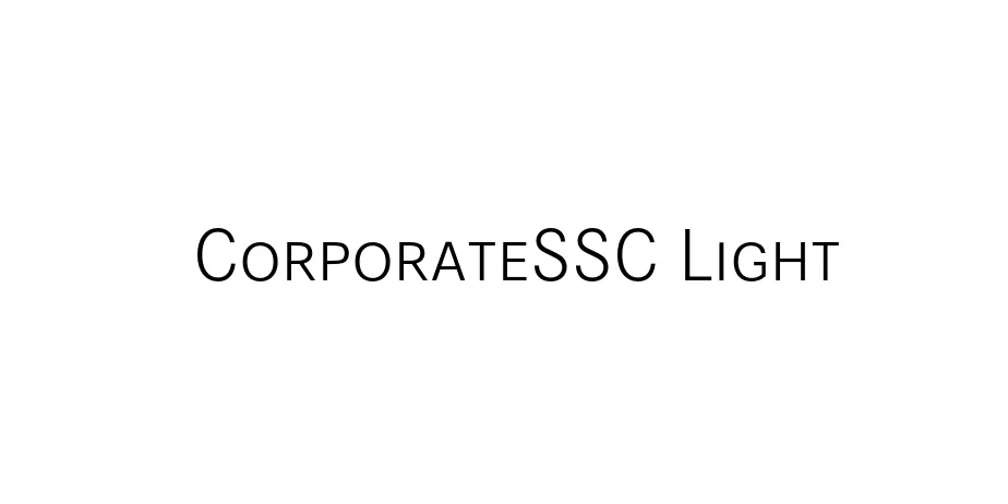 Fonte CorporateSSC Light