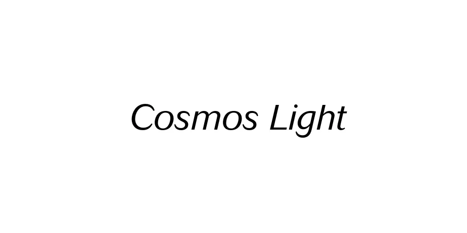 Fonte Cosmos Light