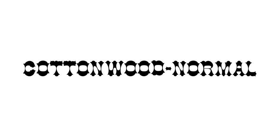 Fonte Cottonwood-Normal