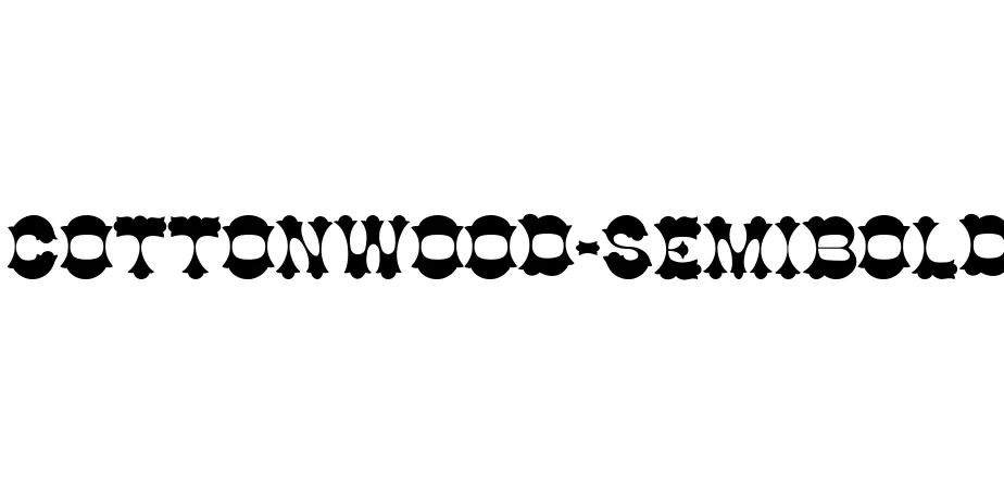 Fonte Cottonwood-SemiBold