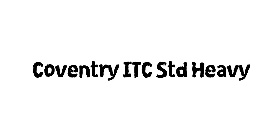 Fonte Coventry ITC Std Heavy