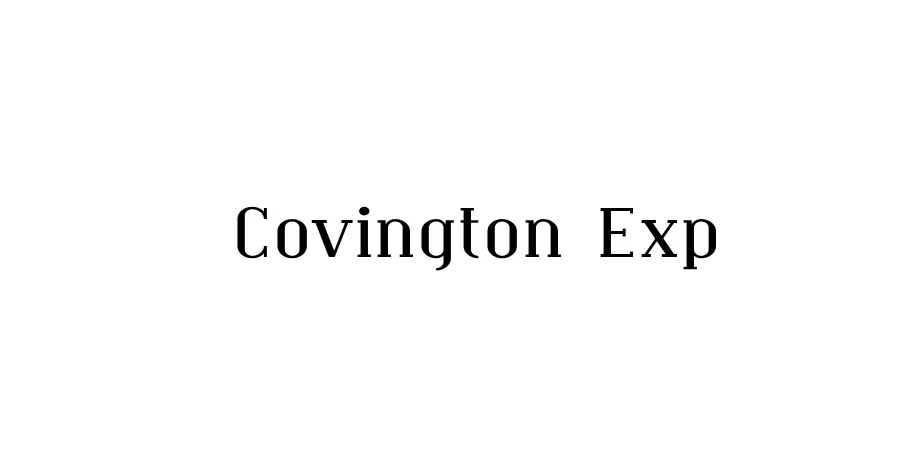 Fonte Covington Exp