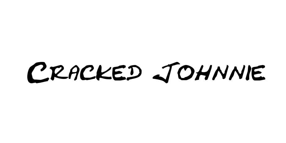 Fonte Cracked Johnnie