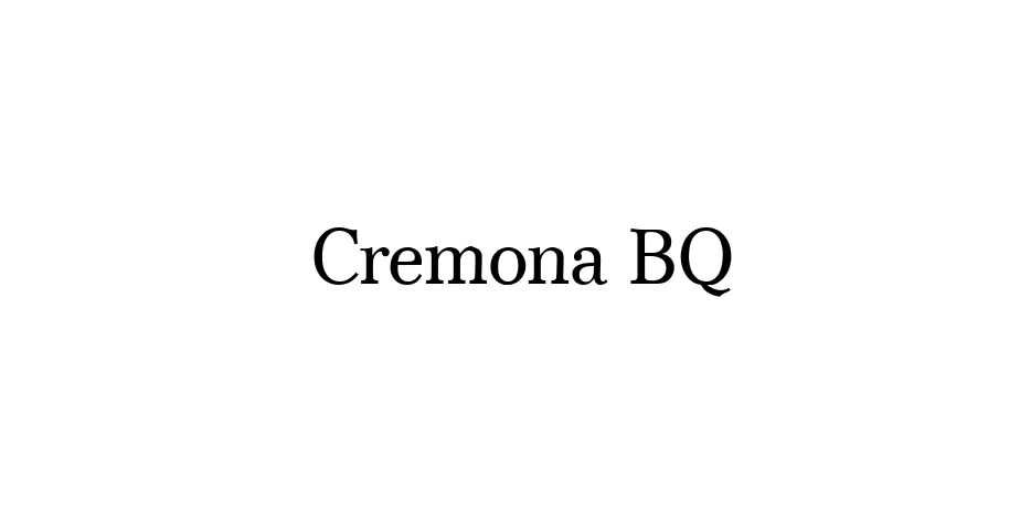 Fonte Cremona BQ