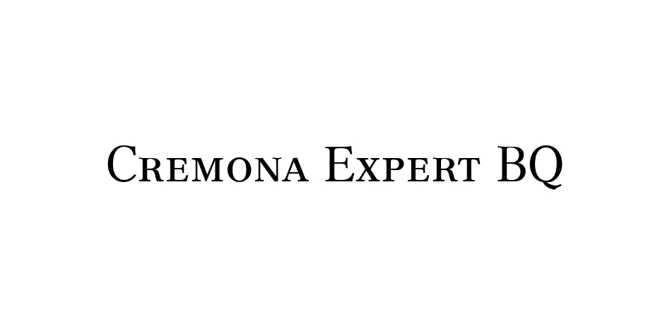 Fonte Cremona Expert BQ