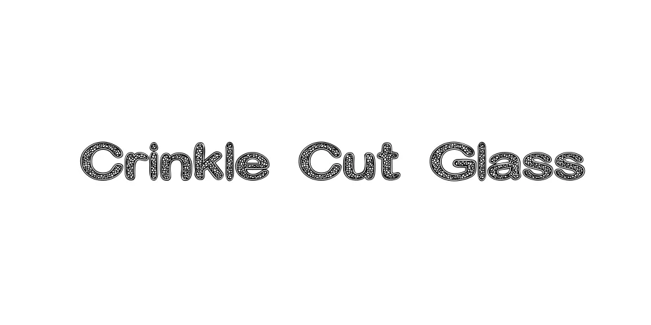 Fonte Crinkle Cut Glass