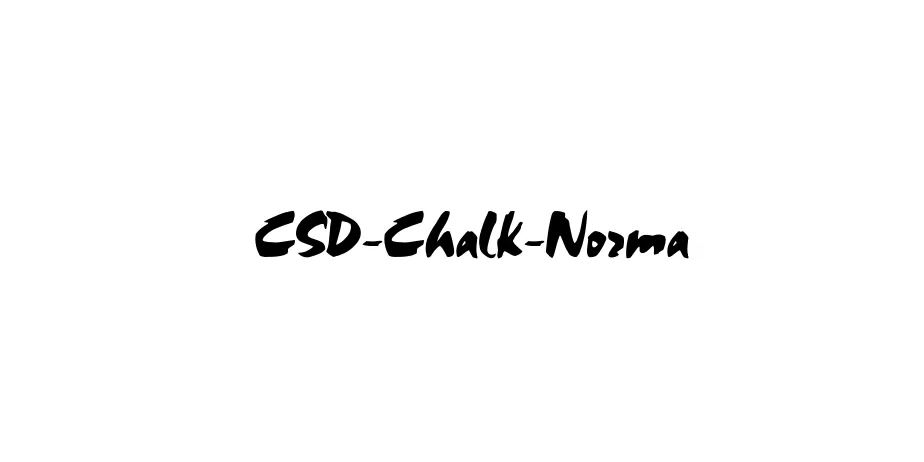 Fonte CSD-Chalk-Norma