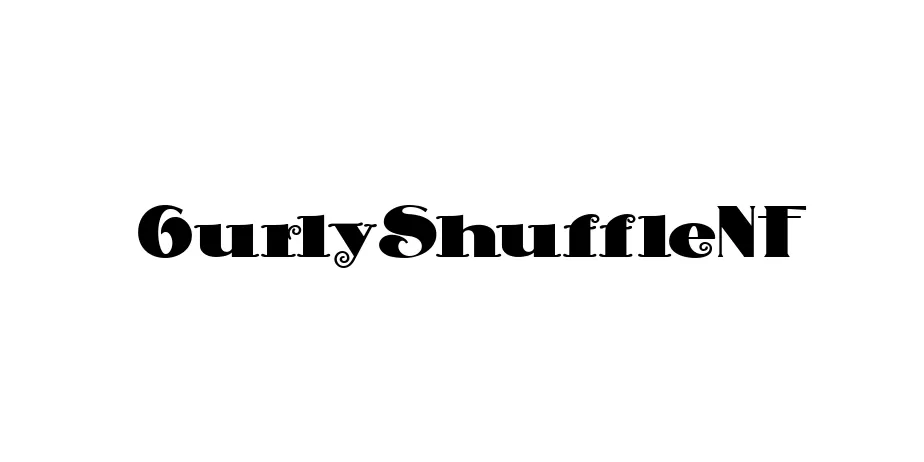 Fonte CurlyShuffleNF