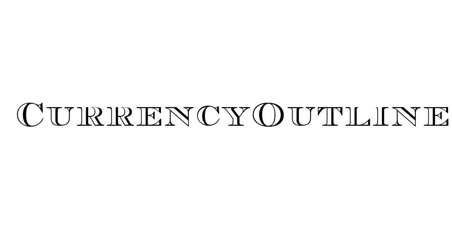 Fonte CurrencyOutline