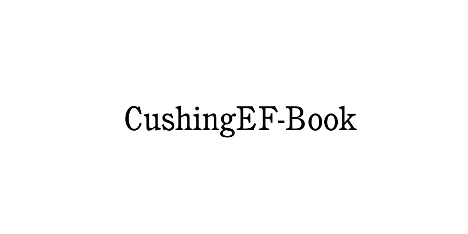 Fonte CushingEF-Book