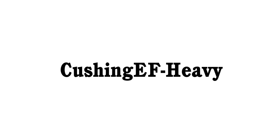 Fonte CushingEF-Heavy