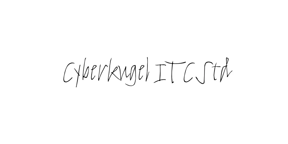 Fonte Cyberkugel ITC Std