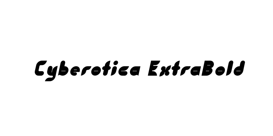 Fonte Cyberotica ExtraBold