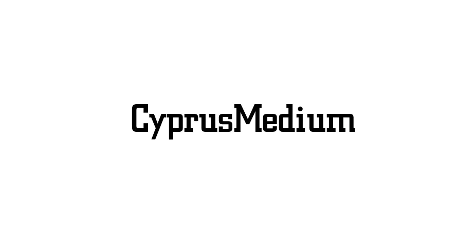 Fonte CyprusMedium