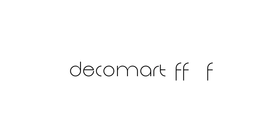Fonte Decomart FF 4F