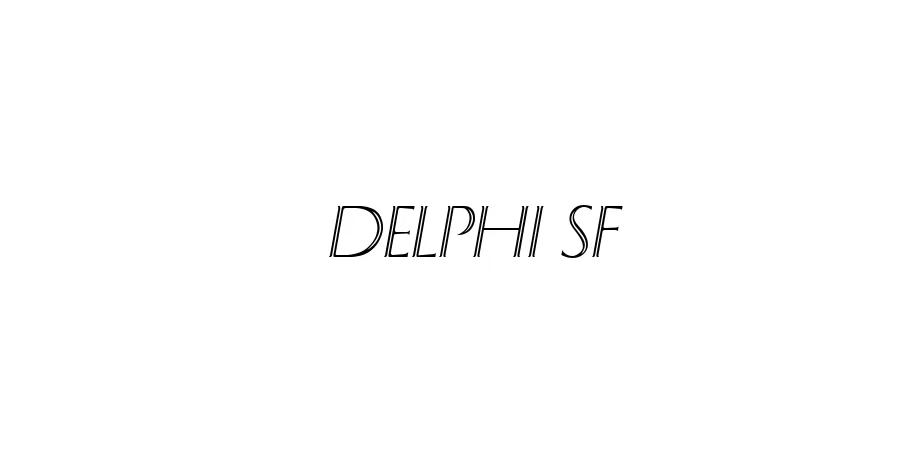 Fonte Delphi SF