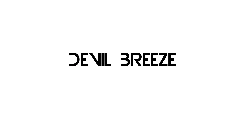 Fonte Devil Breeze