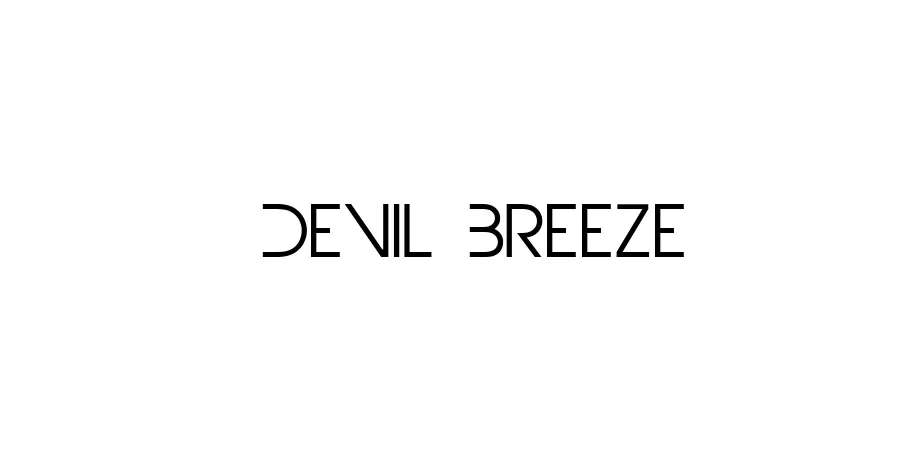 Fonte Devil Breeze