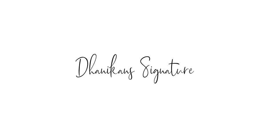 Fonte Dhanikans Signature