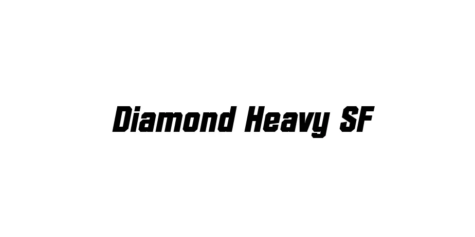 Fonte Diamond Heavy SF