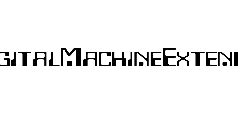 Fonte DigitalMachineExtended