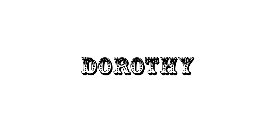 Fonte Dorothy